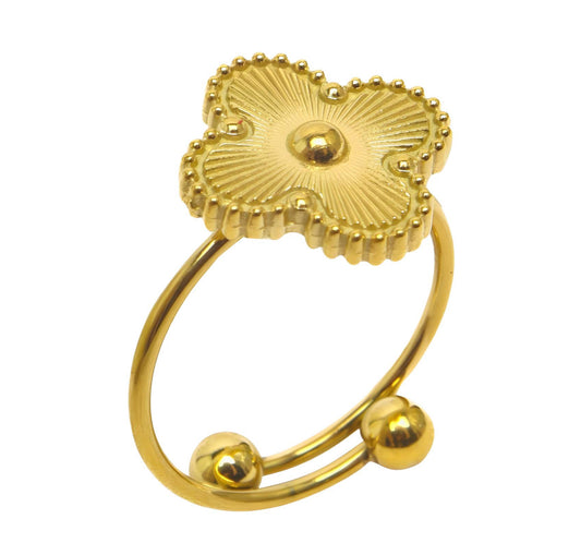 Gold leaf ring